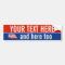 Patriotic Flag Bumpersticker Template2