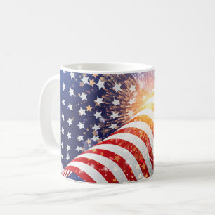 Patriotic Flag Coffee Mug