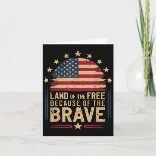Patriotic Flag Designs Veterans Memorial Day July Card