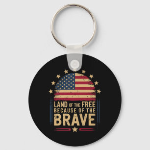 Patriotic Flag Designs Veterans Memorial Day July Key Ring