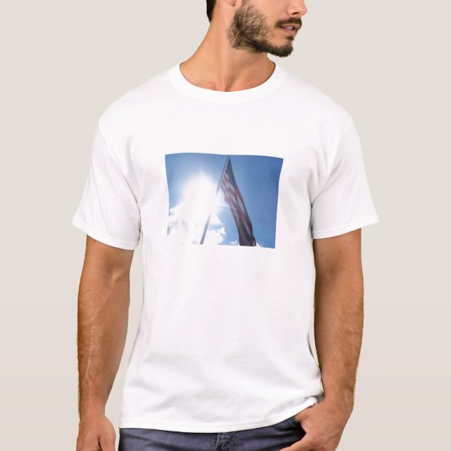 Patriotic Flag Men's T-Shirt (Front)