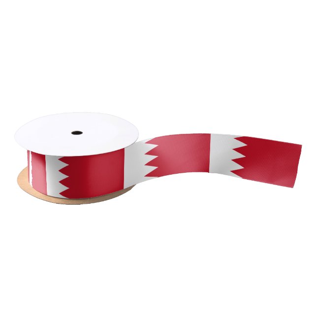 Patriotic Flag of Bahrain Satin Ribbon (Spool)