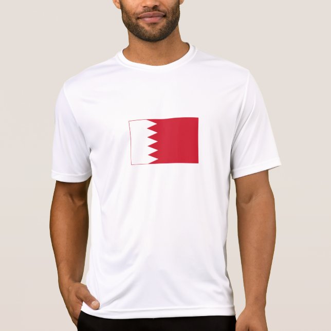 Patriotic Flag of Bahrain T-Shirt (Front)