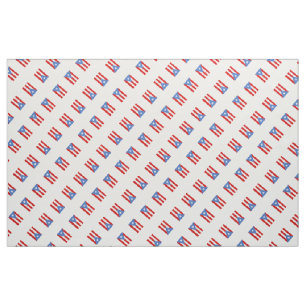 Patriotic: Flag of Puerto Rico Fabric
