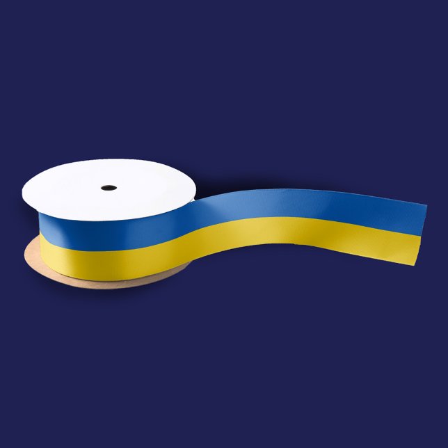 Patriotic Flag of Ukraine Satin Ribbon (Creator Uploaded)