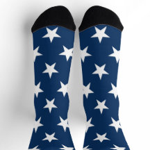 Patriotic Flag Stars Socks