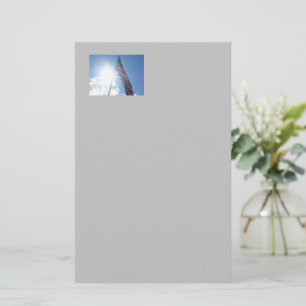 Patriotic Flag Stationery