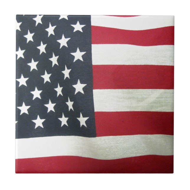 Patriotic Flag Tile (Front)