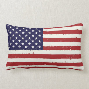 Patriotic Flag USA - USA Flag Pillow