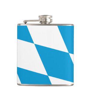 Patriotic flask with Flag of Bavaria, Germany