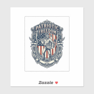 Patriotic Flea Market Picker Vector Graphic Tee