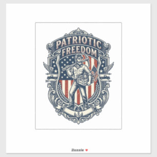 Patriotic Flea Market Picker Vector Graphic Tee