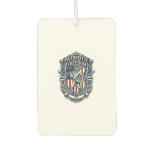 Patriotic Flea Market Picker Vector Graphic Tee Car Air Freshener