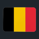 Patriotic flexible magnet with flag of Belgium<br><div class="desc">Enhance your magnetic surfaces with our flexible magnet featuring the flag of Belgium! Crafted with attention to detail, this magnet is more than just a decoration; it's a celebration of Belgium's rich cultural heritage and national pride. The design proudly showcases the iconic black, yellow, and red vertical stripes of the...</div>
