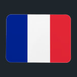 Patriotic flexible magnet with flag of France<br><div class="desc">Showcase your French pride with this flexible magnet featuring the flag of France! Crafted with durable materials, this magnet is more than just a functional accessory; it's a vibrant expression of French heritage and identity. The bold design proudly displays the iconic vertical tricolor of blue, white, and red, symbolising France's...</div>