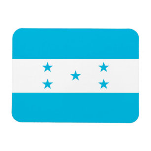 Patriotic flexible magnet with flag of Honduras