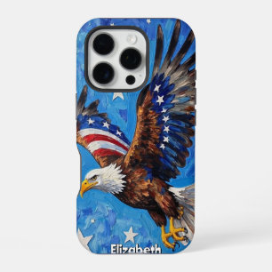 Patriotic Flight, Starry Sky iPhone 16 Pro Case