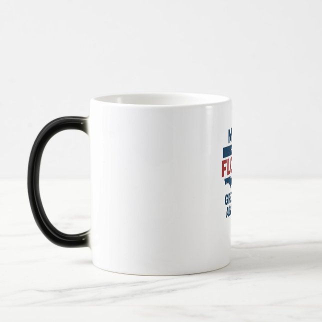  Patriotic Florida Design – “Make Florida Great '' Magic Mug (Left)