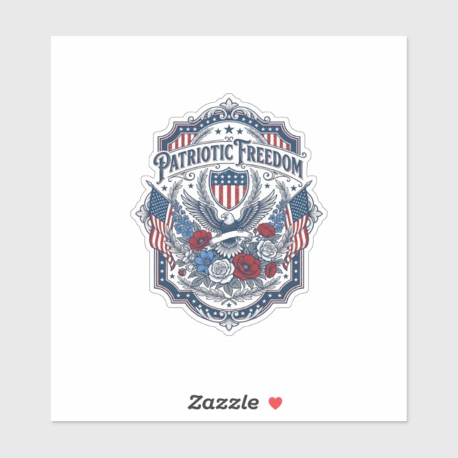 Patriotic Florist Vector Graphic Tee_1 (Sheet)