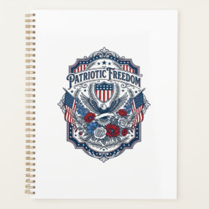Patriotic Florist Vector Graphic Tee_1 Planner