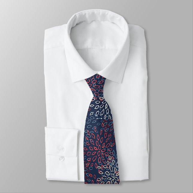 Patriotic flowers  tie (Tied)