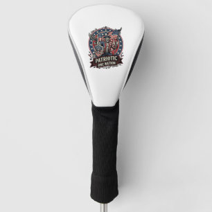Patriotic Frankenstein Freedom Brute Horror Monste Golf Head Cover