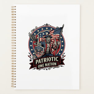 Patriotic Frankenstein Freedom Brute Horror Monste Planner