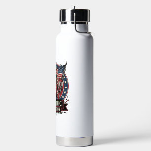 Patriotic Frankenstein Freedom Brute Horror Monste Water Bottle