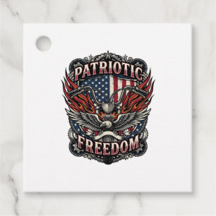 Patriotic Freedom Handlebars Biker Road Freedom Pa Favour Tags