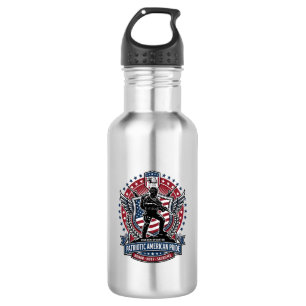 Patriotic Freedom Operator Silhouette Military Ins 532 Ml Water Bottle