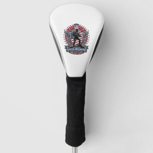 Patriotic Freedom Operator Silhouette Military Ins Golf Head Cover