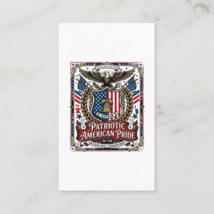 Patriotic Freedom Shield Liberty Icons & Symbols V Business Card