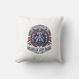 Patriotic Freedom Shield Liberty Icons & Symbols V Cushion