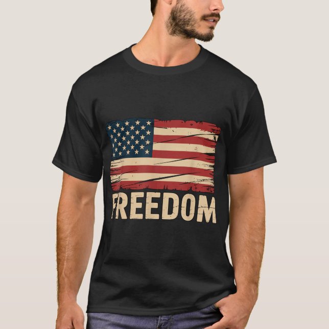 Patriotic Freedom  T-Shirt (Front)