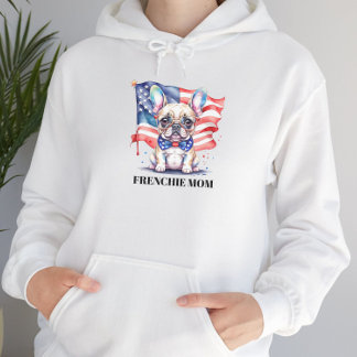 Patriotic French bulldog frenchie mum Hoodie