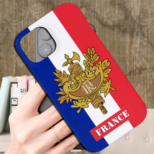 Patriotic French Flag Case, France fashion /sport iPhone 15 Case
