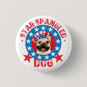 Patriotic Frenchie Button