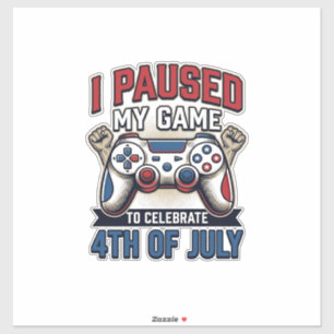 Patriotic Gamer 4th of July Vintage Vector Shirt_1