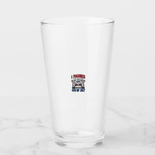 Patriotic Gamer 4th of July Vintage Vector Shirt_1 Glass