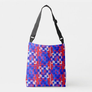 Patriotic Geometry Crossbody Bag