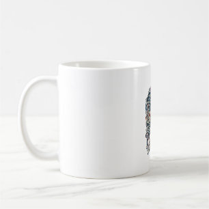 Patriotic German Shepherd Vector Graphic Tee_1 Coffee Mug