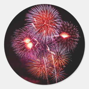 Patriotic Gifts Fireworks from the 4th of July Classic Round Sticker