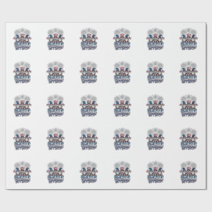 Patriotic Gnome Chillin With My Gnomies Shirt Desi Wrapping Paper