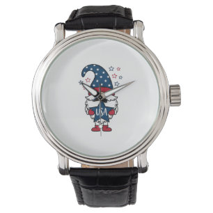 Patriotic Gnome USA Star Vector Shirt Design_1 Watch