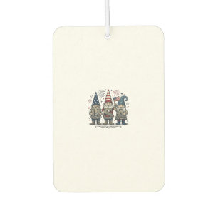Patriotic Gnome USA Vintage Fourth of July Shirt_1 Car Air Freshener