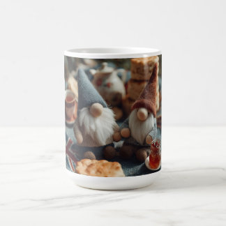 Patriotic Gnomes Enjoying British Afternoon Tea Coffee Mug