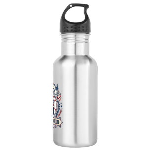 Patriotic Goat Farm Vector Graphic Tee_1 532 Ml Water Bottle