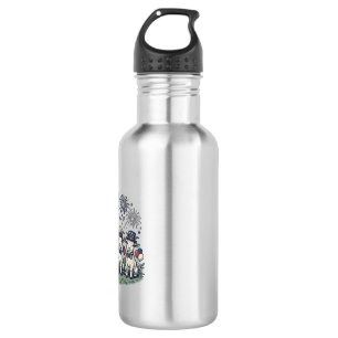 Patriotic Goats Fireworks Vintage Shirt Design_1 532 Ml Water Bottle