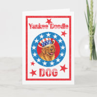 Patriotic Golden Retriever