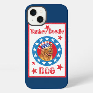 Patriotic Golden Retriever iPhone 13 Case